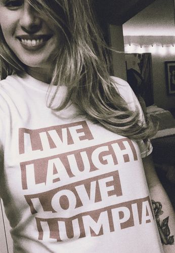 Customer photo review of Filipino T-Shirt Lumpia Pinoy Food Print