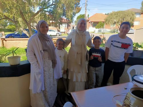 Customer photo review of Resort Ruffle Dress