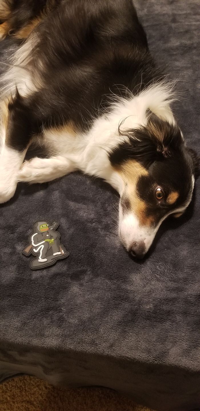 Customer photo review of Strapped Slav Morale Patch