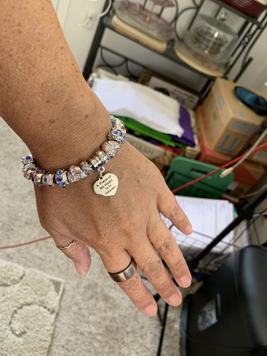 Customer photo review of Piece Of My Heart Bracelet
