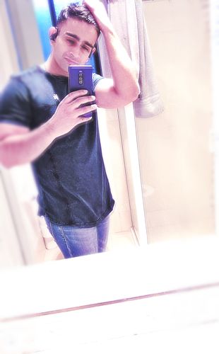 Customer photo review of 406 Mineral Washed Short Sleeve Shirt