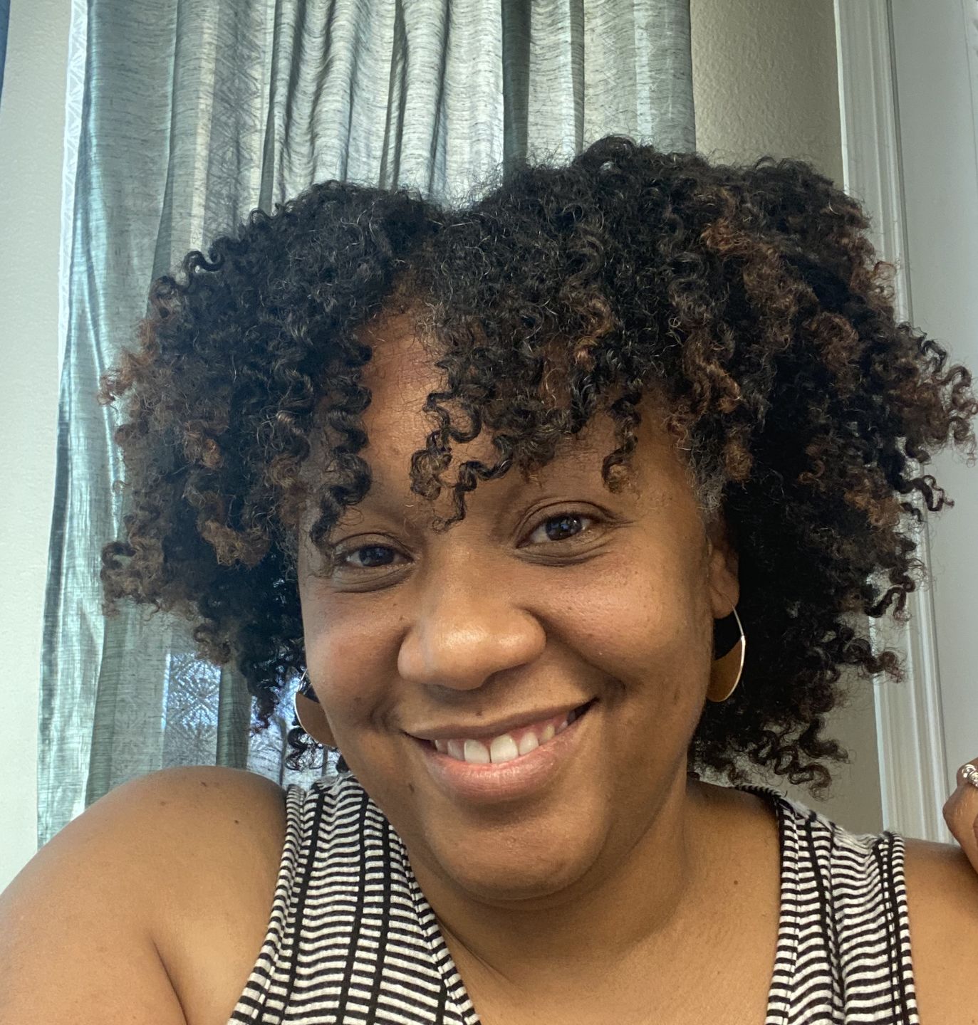 Customer photo review of Step 3: Divine Shine Moisture Lock & Frizz Fighter (For Tight Curls)