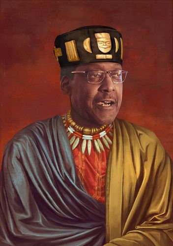 Customer photo review of The African King - Custom Canvas