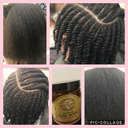 Customer photo review of Nae Nae's Hair Boost 9oz
