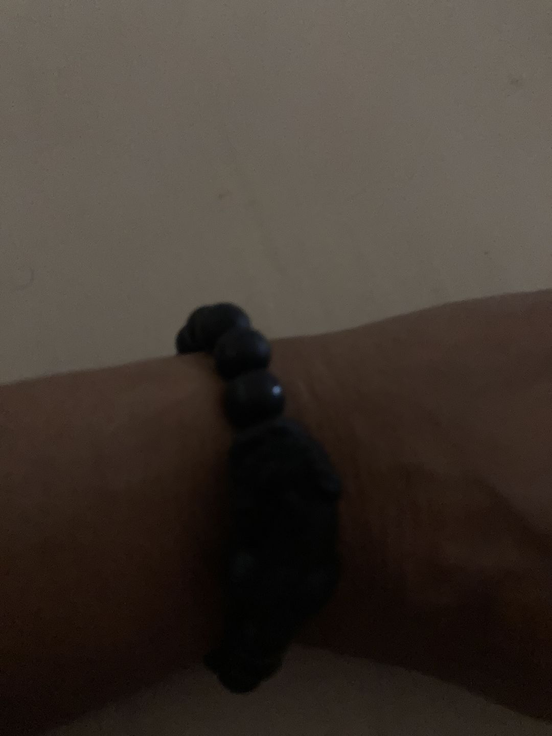 Customer photo review of 6 Words Pixiu Wealth Mantra Obsidian Bracelet
