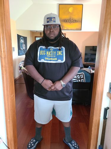 Customer photo review of Delaware License Plate Tee