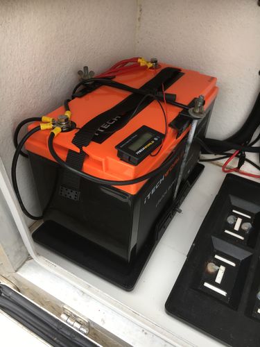 Customer photo review of iTECH120X 12V 120Ah Lithium Ion Battery LiFePO4 Deep Cycle Camping RV Solar