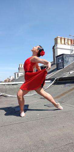 Customer photo review of RED & RED LACE STAR  BEST SELLER