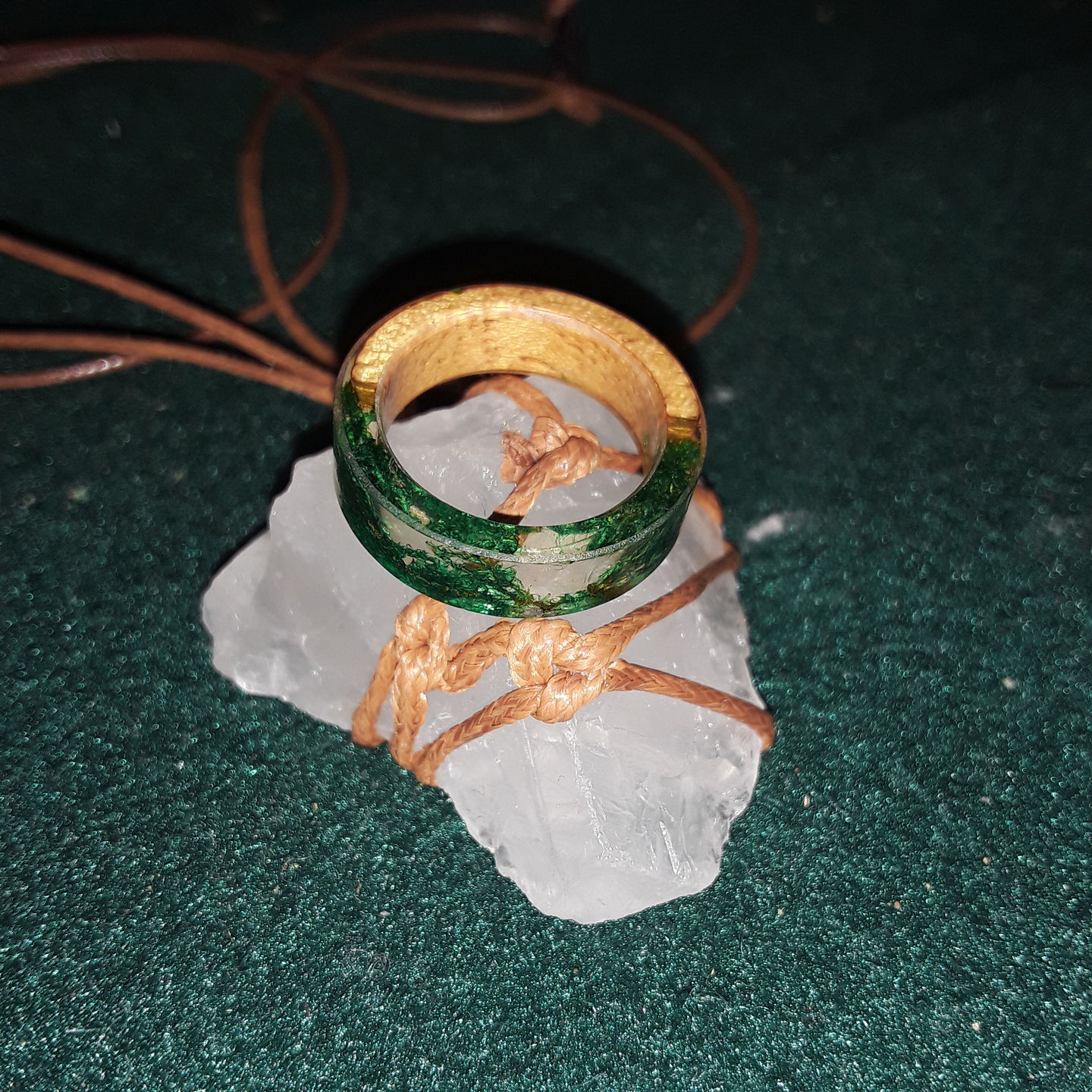 Customer photo review of Forest Soul Resin Ring