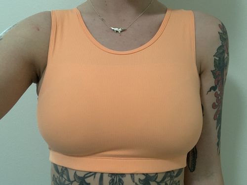 Customer photo review of Open-Back Crop