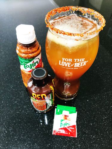 Customer photo review of 4oz 12-PACK RED MICHELADA KITS