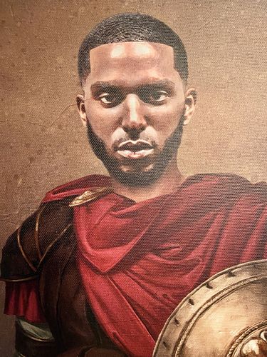 Customer photo review of The Gladiator - Custom Canvas