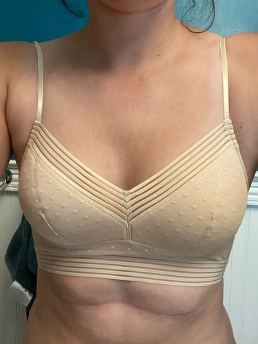 Customer photo review of 1# HOT SUMMER COLLECTION Comfy Seamless Low Back Bra