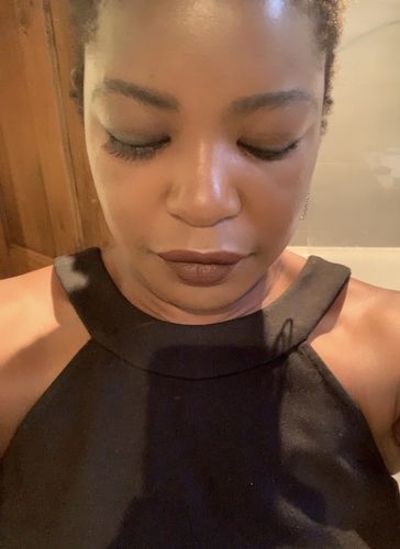Customer photo review of Rose Quartz Magnetic Eyelashes and Eyeliner Kit