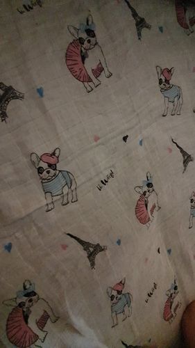 Customer photo review of Nainily™ - Mousseline 100% coton bébé