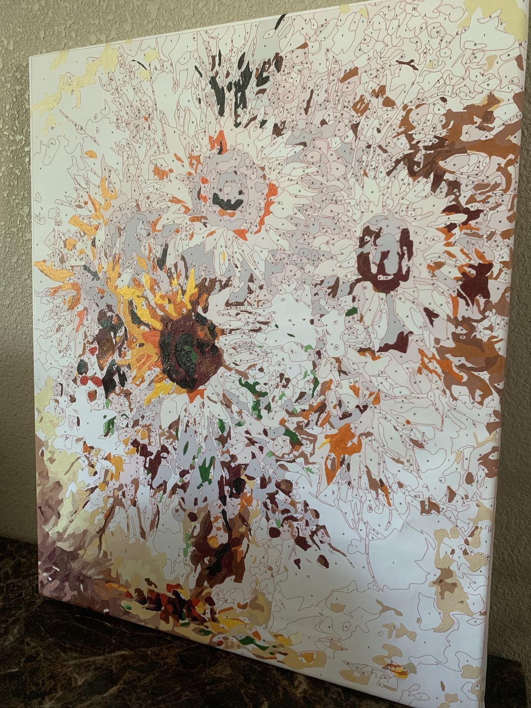 Customer photo review of FREE Paint By Numbers Kit