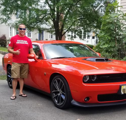 Customer photo review of Socialism Distancing Mens Apparel