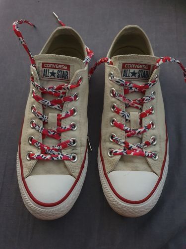 Customer photo review of Lacets Liberty Wiltshire rouge