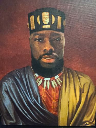 Customer photo review of The African King - Custom Canvas