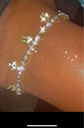Customer photo review of KUTEBUTTERFLY ANKLET II