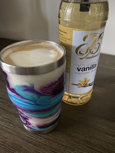 Customer photo review of Vanilla Coffee Syrup