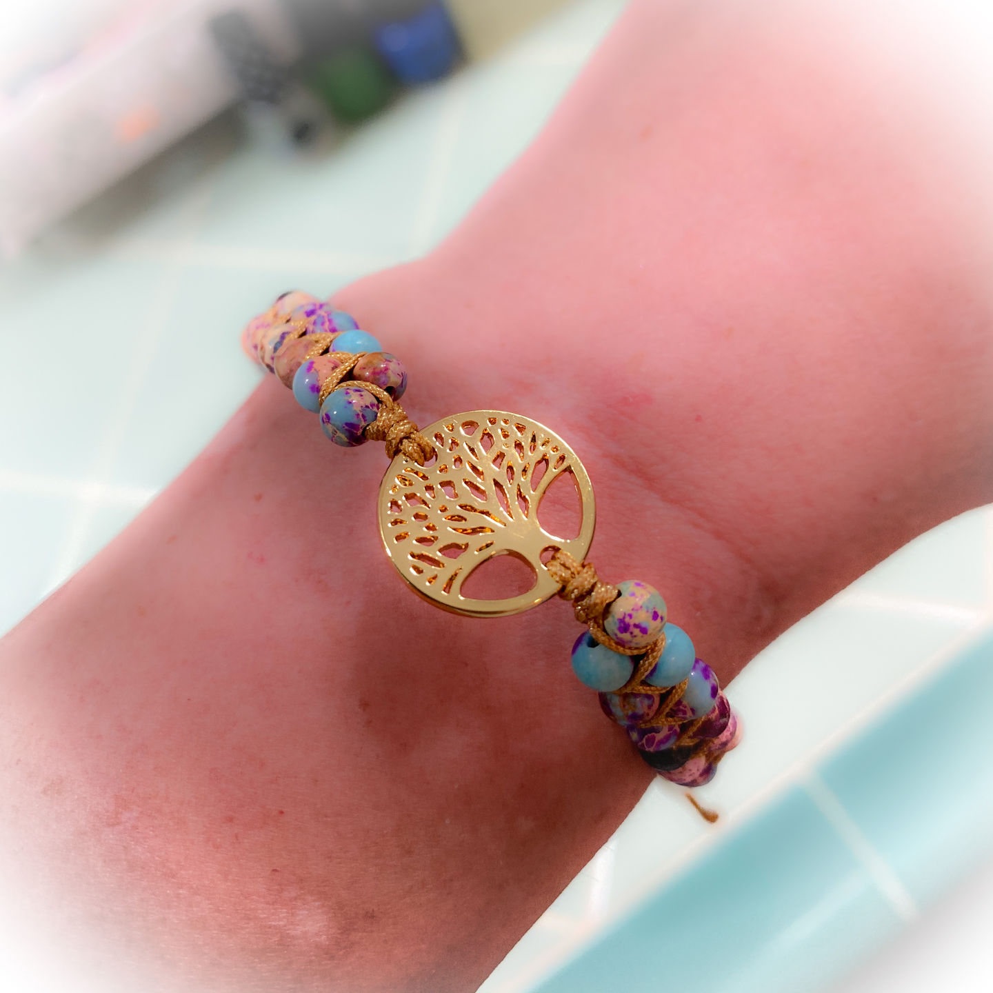 Customer photo review of Tree of Life Protection Bracelet