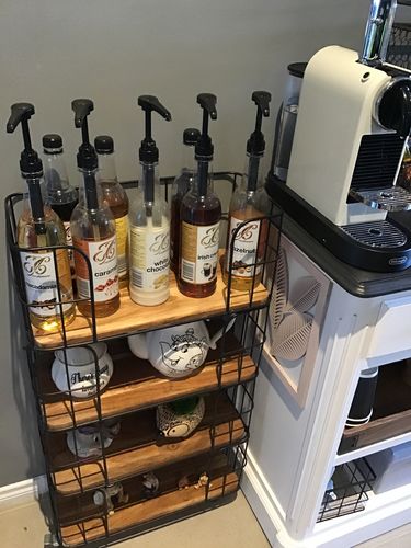 Customer photo review of Vanilla Coffee Syrup