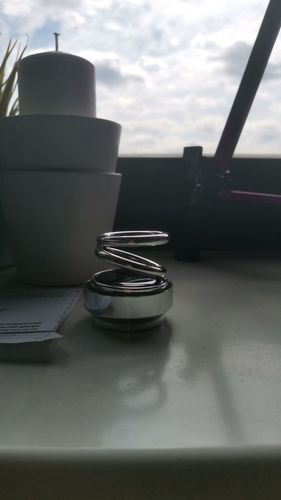 Customer photo review of Rotating Car Air Freshener (Solar)
