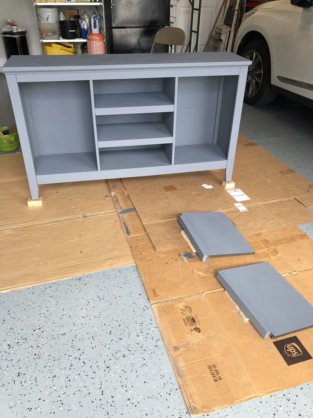 Customer photo review of Vanderbilt Gray - One Step Paint