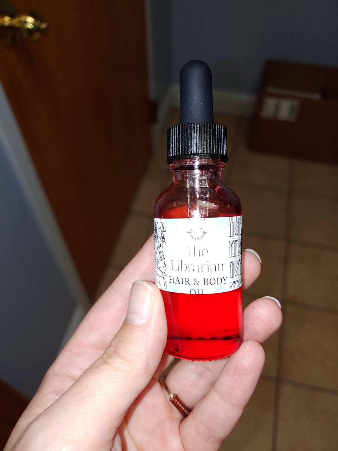 Customer photo review of Hair and Body Oil