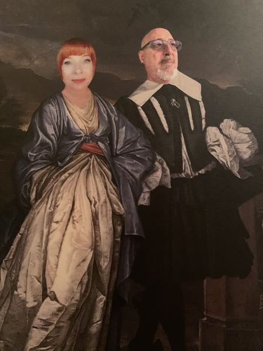 Customer photo review of The Midnight Stroll - Custom Canvas