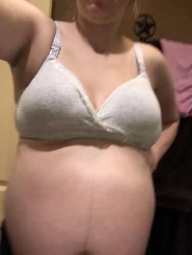 Customer photo review of Momma's Comfy Maternity Bra