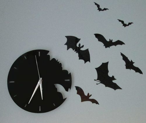 Customer photo review of Into the Night Bats Clock