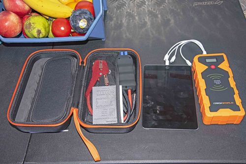 Customer photo review of iTECH2000A Portable Jump Starter Backup Wireless Power Bank, 2000amp