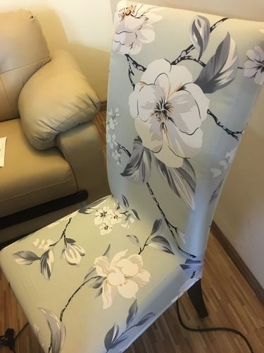 Customer photo review of Magic Universal Chair Cover