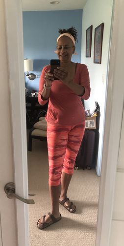 Customer photo review of Tiger Camouflage Capri