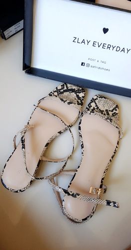 Customer photo review of Charly Snake Beige