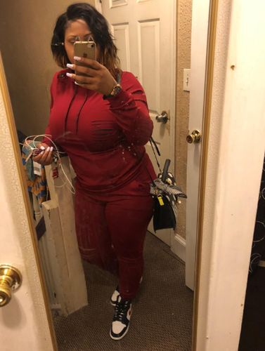 Customer photo review of Ripped Pullover Hoodie & Pants Set