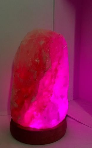Customer photo review of Color Changing Himalayan Salt Lamp (mini)