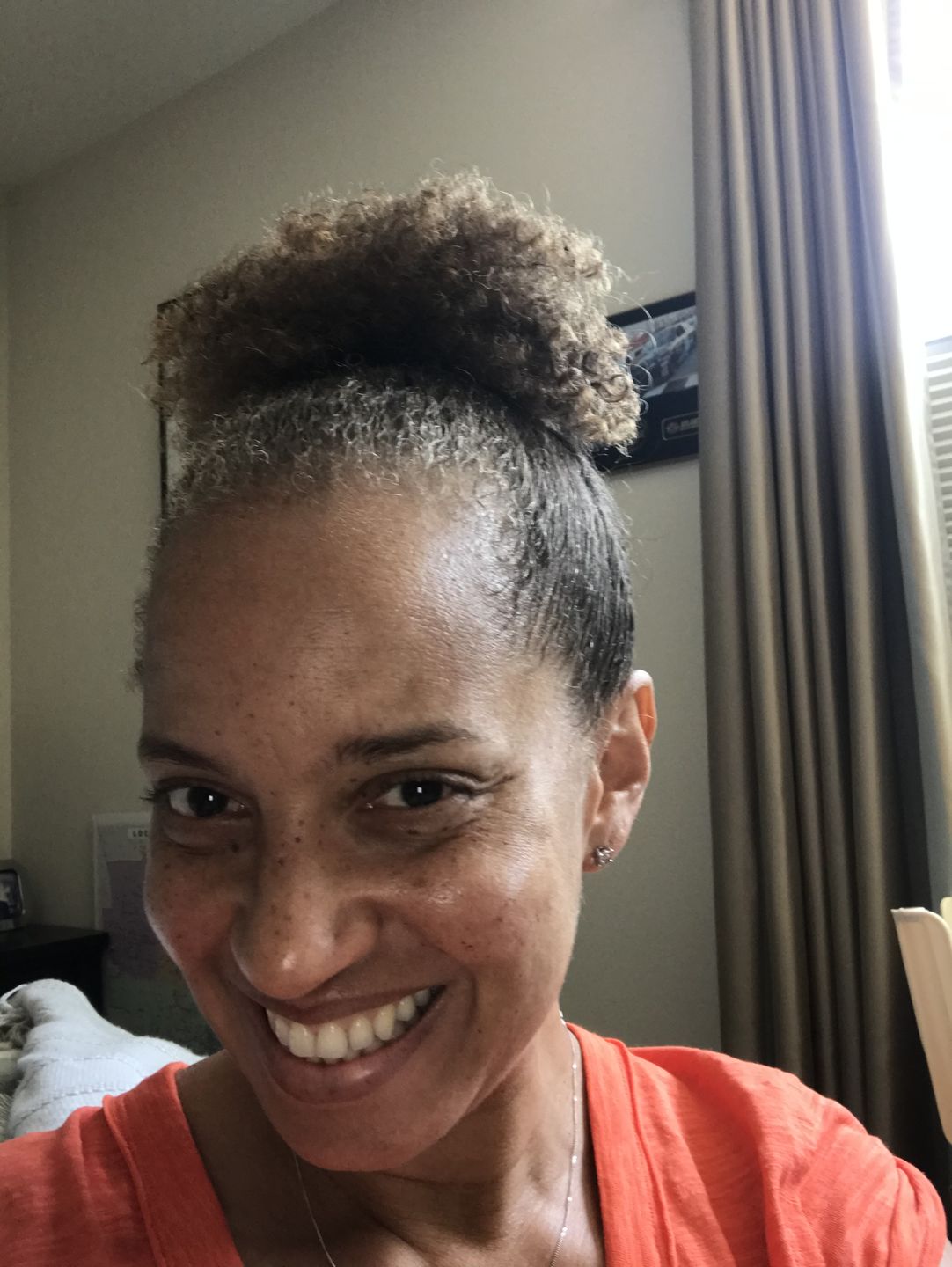 Customer photo review of Defining Flaxseed Gel for Curly Hair with Organic Jojoba Oil for Moisture and Lavender Fragrance