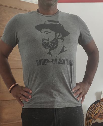 Customer photo review of Original HipHatter T-Shirt