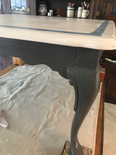 Customer photo review of Vanderbilt Gray - One Step Paint