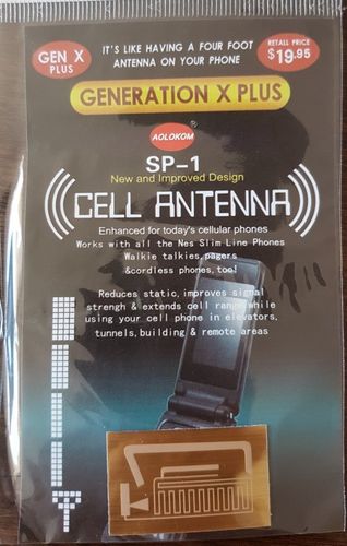 Customer photo review of 10 PCS Cellphone Phone Signal Enhancement Gen X Antenna Booster Improve Signal Antenna Booster Stickers Outdoor Camping Tools