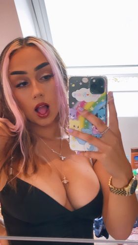 Customer photo review of 2000s Vintage Care Bears iPhone Case