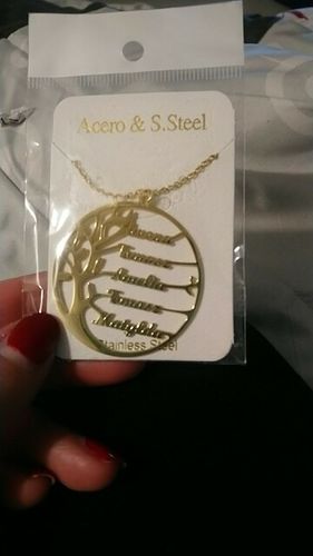 Customer photo review of Mon meilleur cadeau ©  : Collier Arbre de Vie Unisex Personnalisé