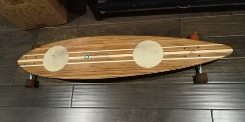 Customer photo review of Bamboo Pintail  44" Longboard