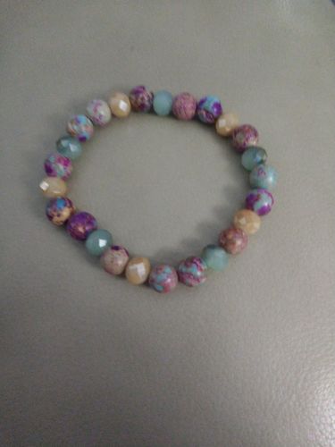 Customer photo review of 15.5" Picasso Jasper 6mm/8mm/10mm round beads, red brown Picasso stone beads