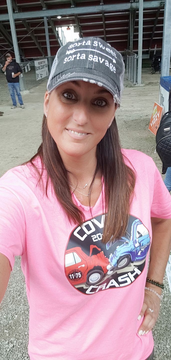 Customer photo review of Sorta Sweet Sorta Savage Trucker Hat