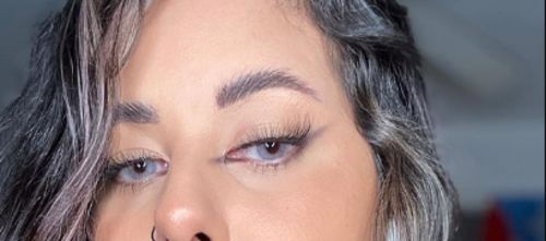 Customer photo review of Icoloured® Polar Lights Grey Colored Contact Lenses
