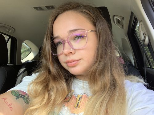 Customer photo review of RX KLASSY (Blue Light Glasses)